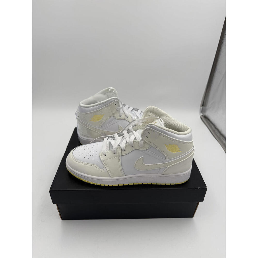 Jordan 1 Mid Sail Light Laser Orange (GS)